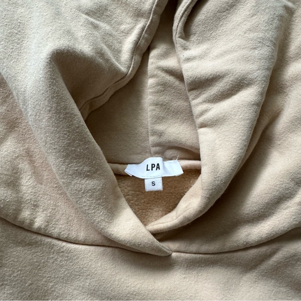 LPA camel hoodie